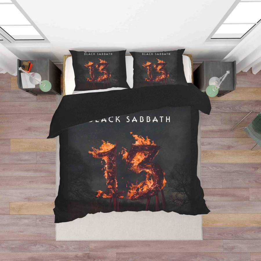 3D Thirteen Black Sabbath Quilt Cover Set Bedding Set Duvet Cover Pillowcases SF50