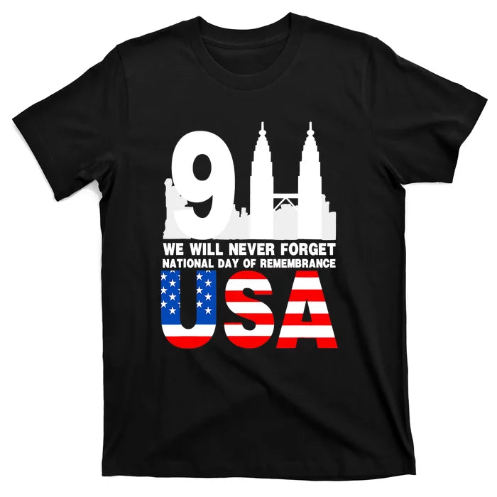 We Will Never Forget National Day Of Remembrance Patriot 911 Unisex Shirt