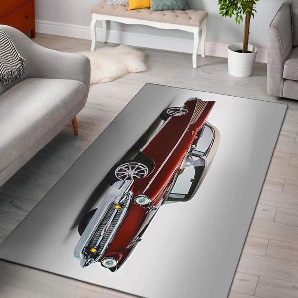 1957 Chevy Street Rod Area Rug Carpets