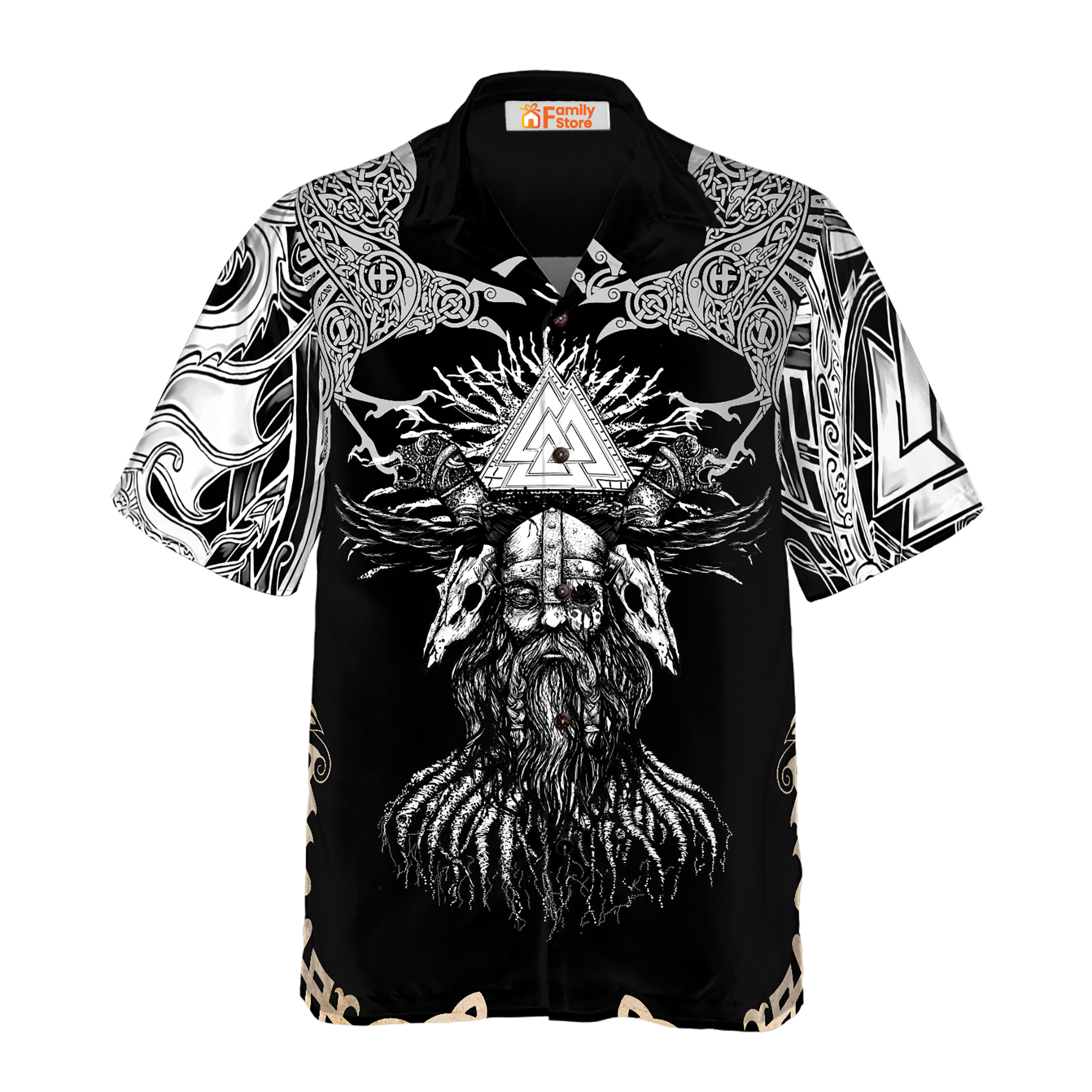 Viking Odin Hawaiian Shirt