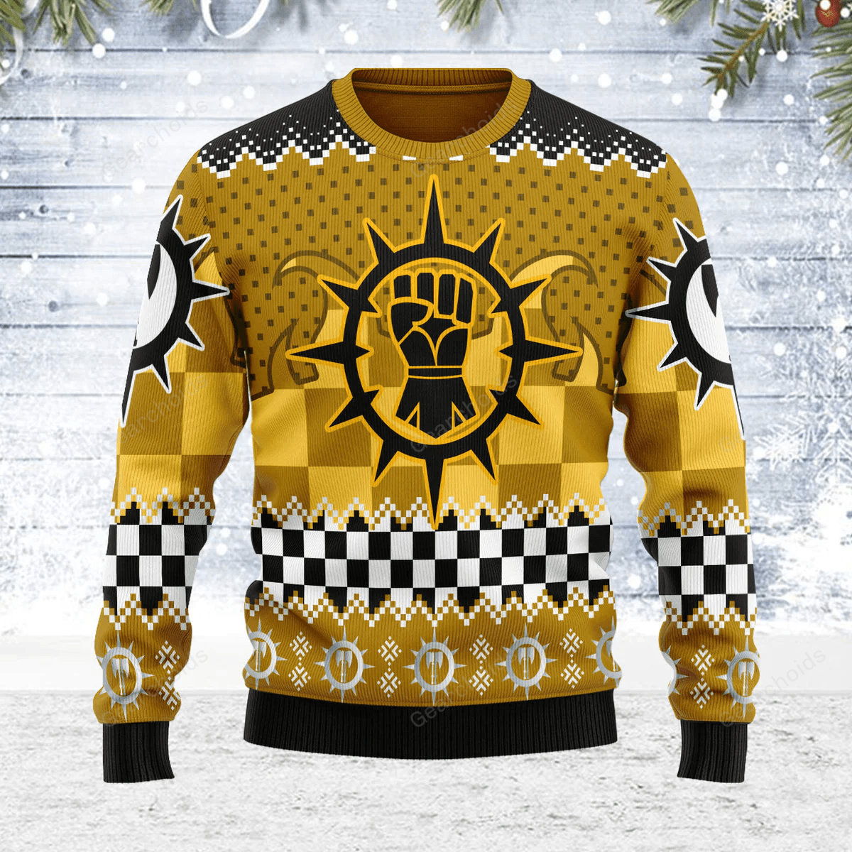 Warhammer Imperial Fists Iconic – Ugly Christmas Sweater