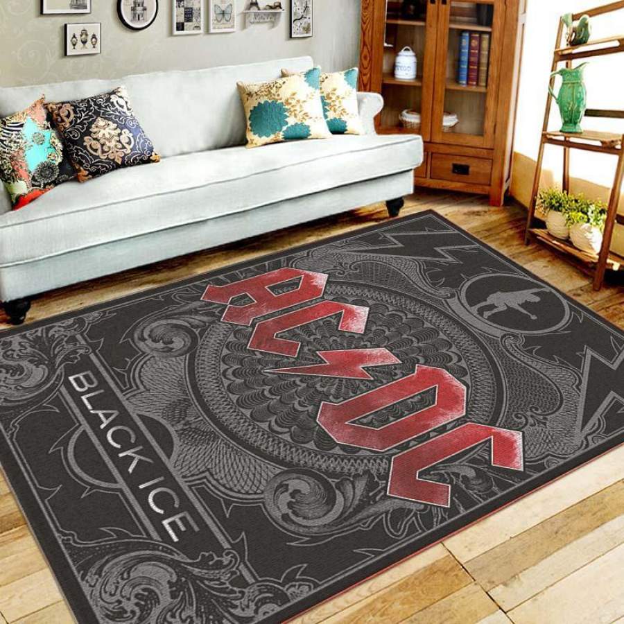 ACDC Area Rug – Home Decor – Bedroom Living Room Decor