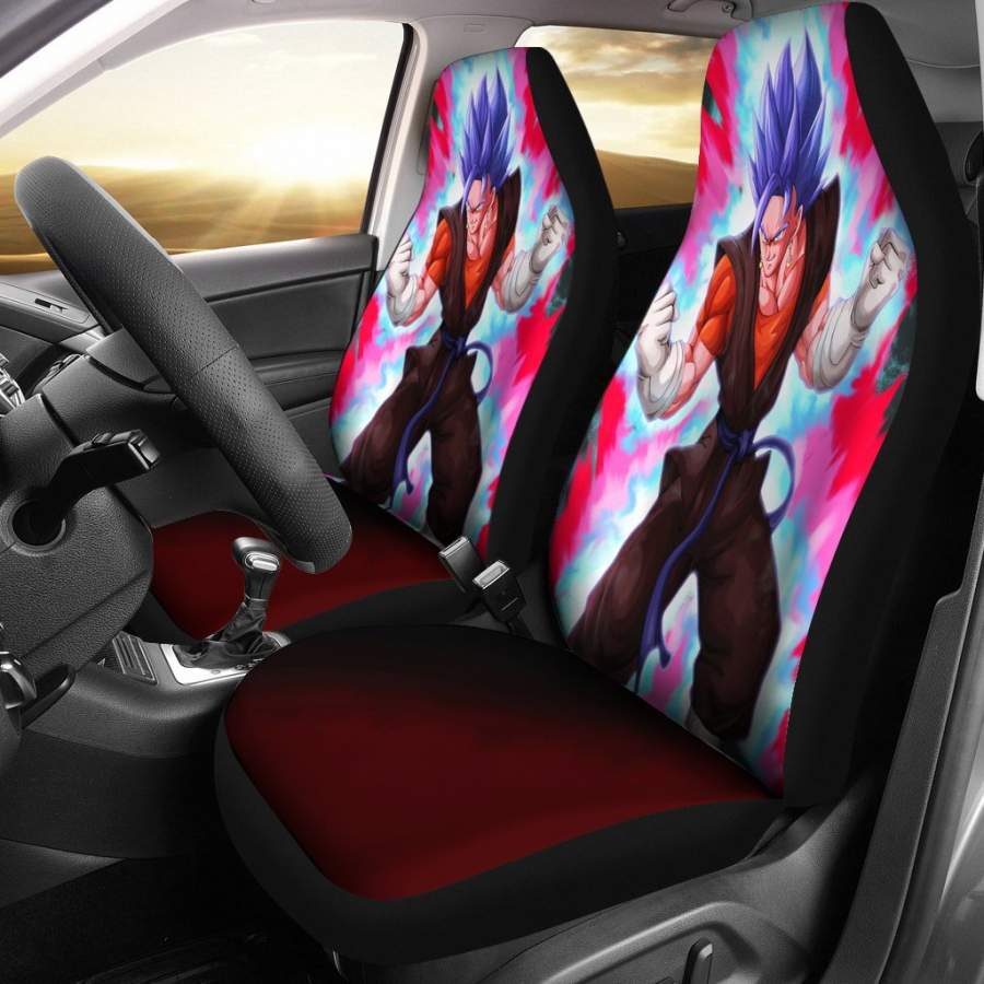 Vegito ssj Blue Kaioken Car Seat Covers