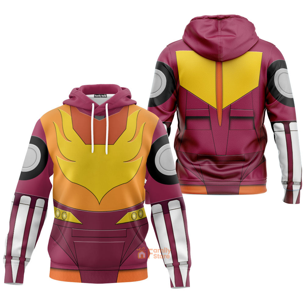 Transformers Hot Rodimus – Costume Cosplay Hoodie Sweatshirt Sweatpants