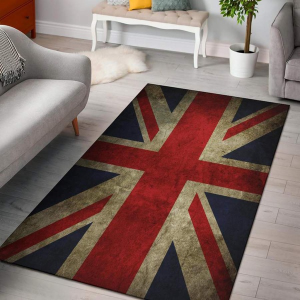 United Kingdom Flag Area Rug Carpet