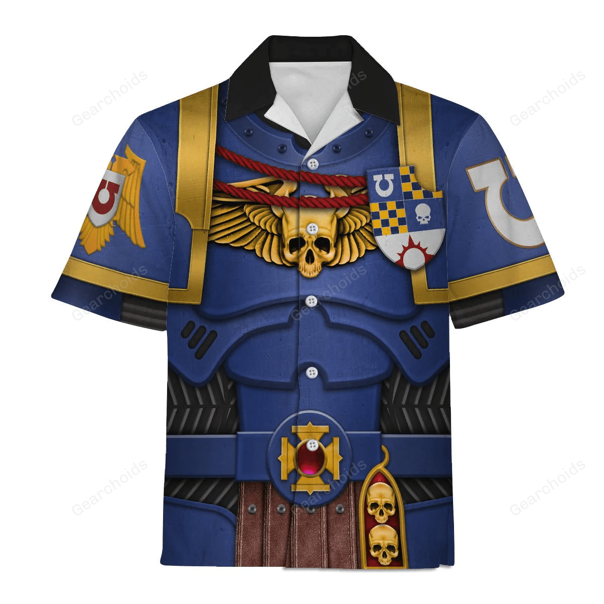 Warhammer Ultramarines Captain – Costume Cosplay Hawaiian Shirt