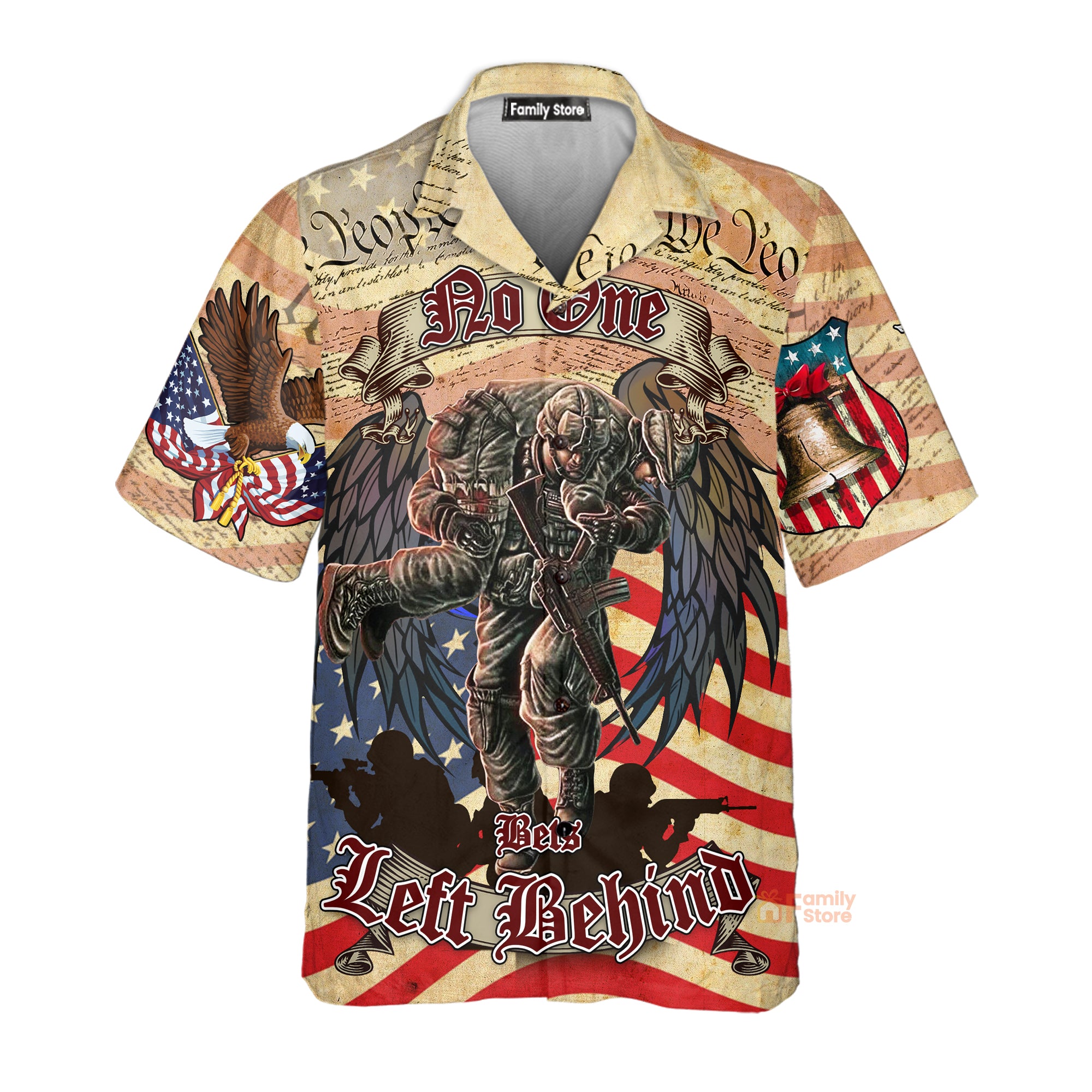 Veteran Cool No One Left Behind Cool And Classic Style – Hawaiian Shirt