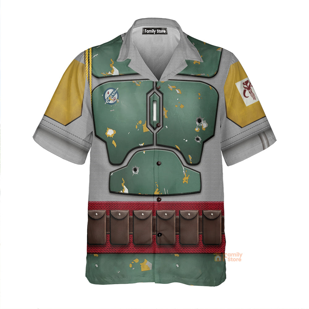 Sw Boba Fett Cosplay – Hawaiian Shirt