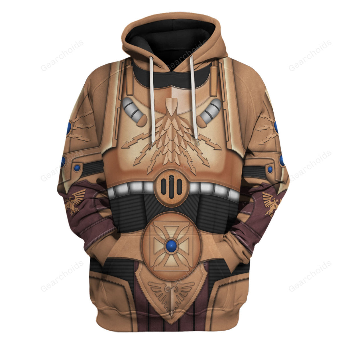 Warhammer Allarus Custodian Osyr Archimaxes Adeptus Custodes – Costume Cosplay Hoodie Sweatshirt Sweatpants