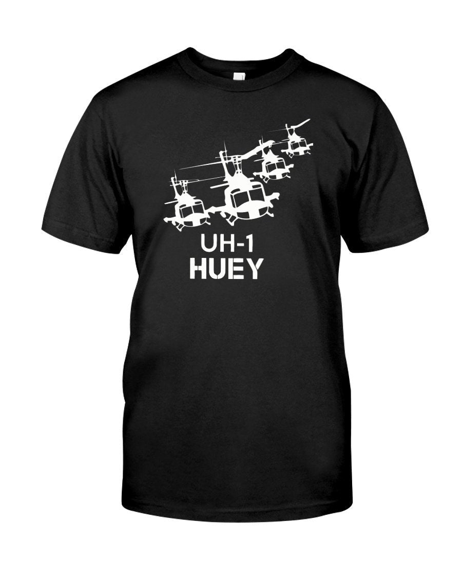 Uh 1 Huey V2 Classic T-Shirt, Huey Helicopter Pilot Shirt