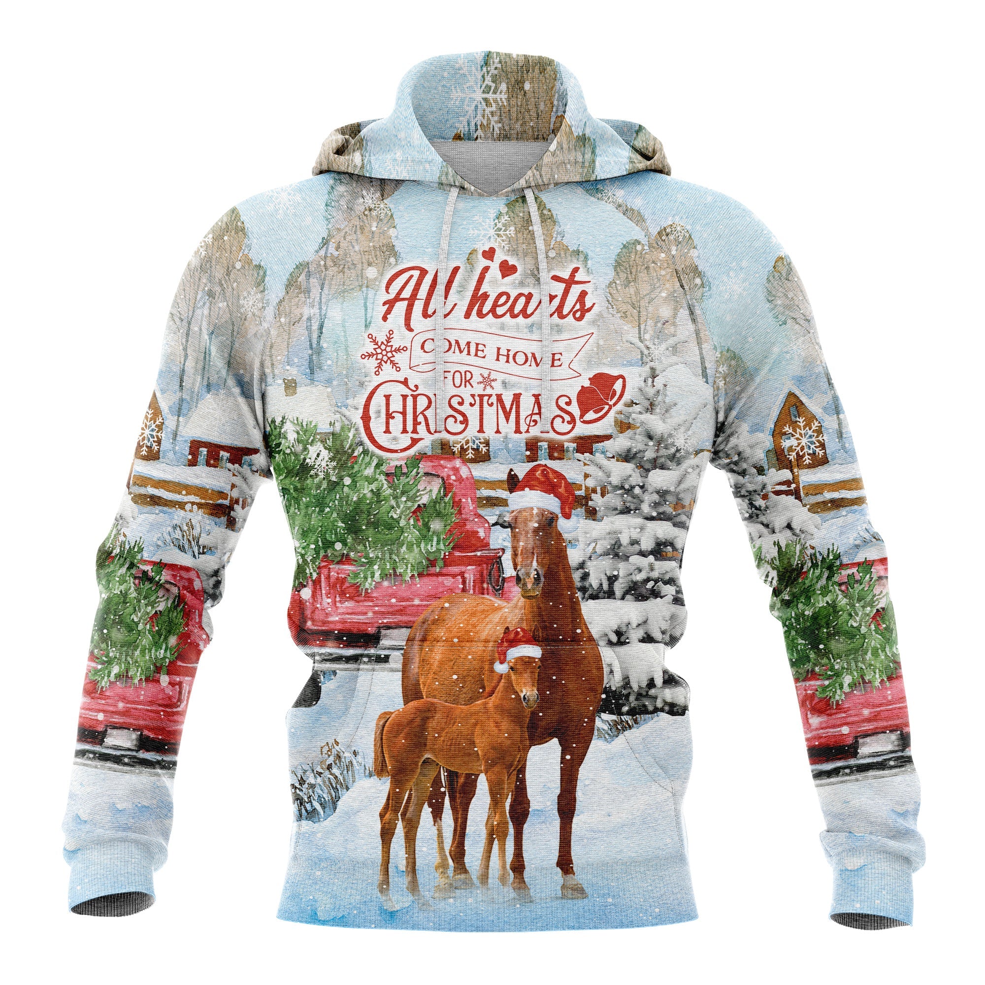 All Heart Comes Home Horse Hoodie For Men And Women