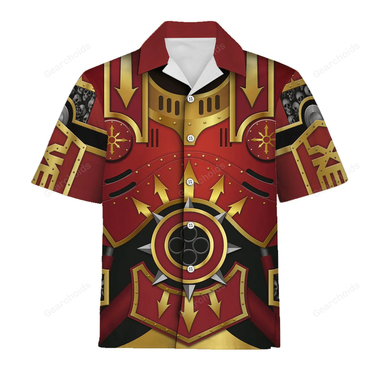 Warhammer Khorne Lord Of Skulls – Costume Cosplay Hawaiian Shirt