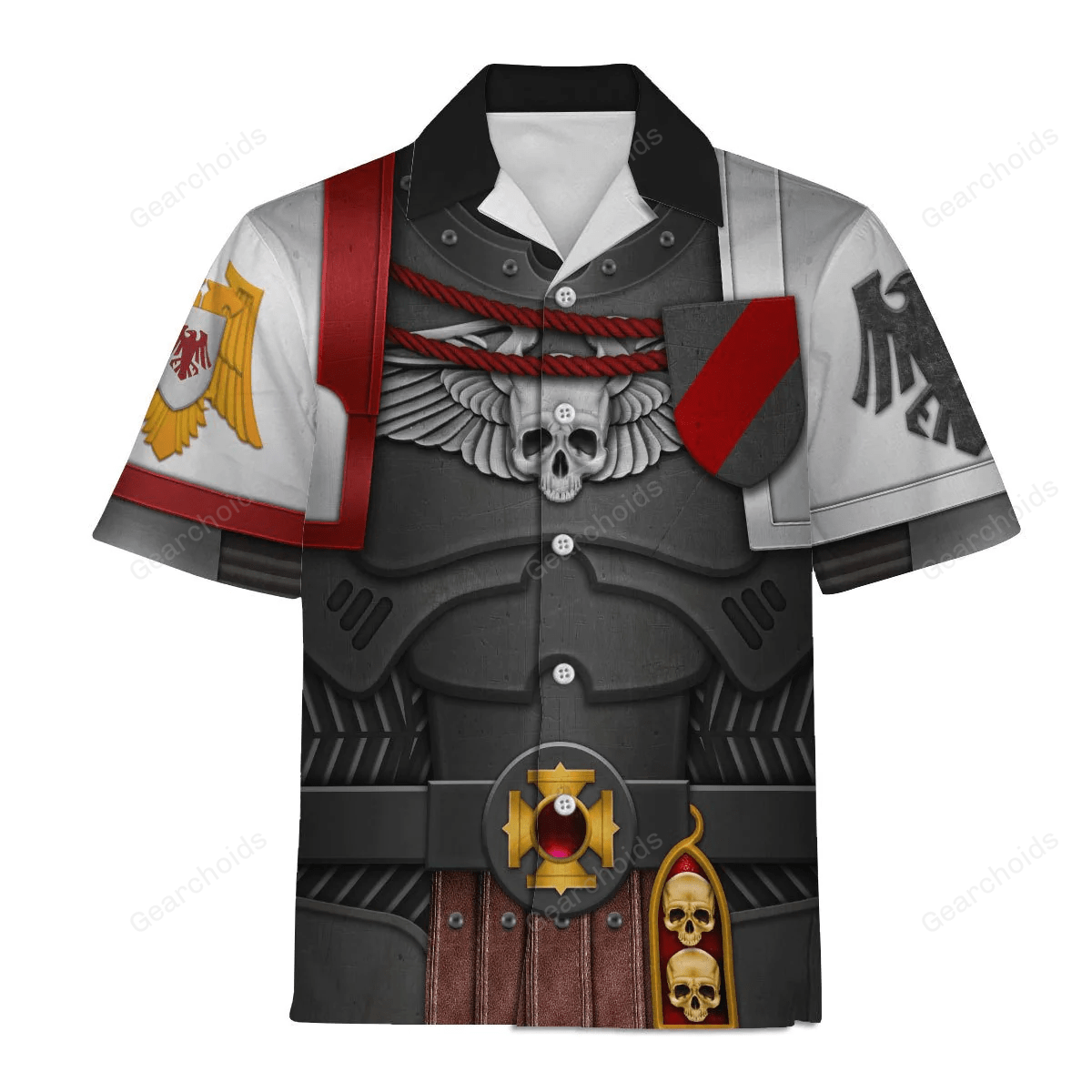 Warhammer Raven Guard Captain – Costume Cosplay Hawaiian Shirt