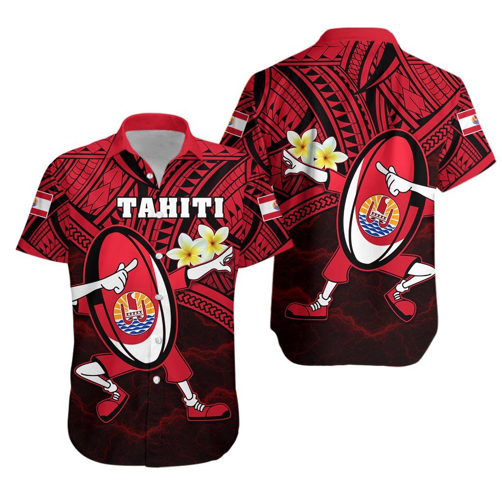 Tahiti Rugby Hawaiian Shirt Hoodie Dab Trend Creative K13