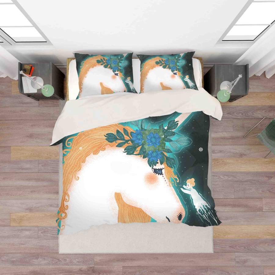 3D Unicorn Quilt Cover Set Bedding Set Pillowcases 62