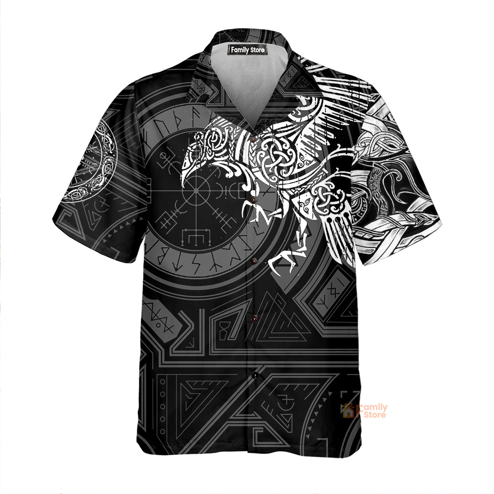 Viking Valhalla The Ravens Hawaiian Shirt