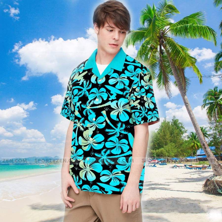 Unisex Flower Tropical Hawaiian Shirts 3d #177hl