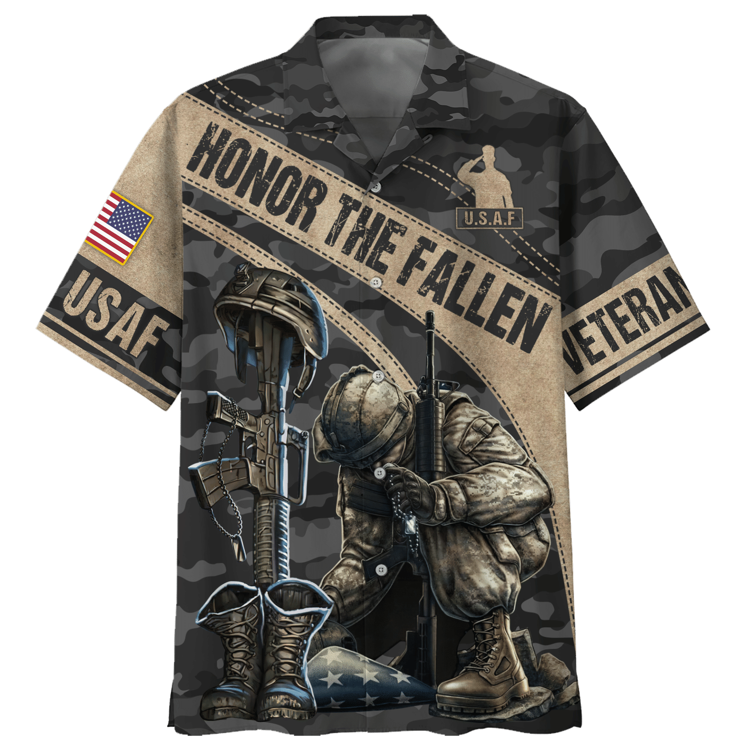 Air Force Honor The Fallen Hawaiian Shirt