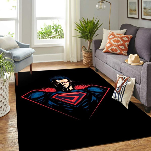 Superman Badass Carpet rug floor area rug – home decor – Bedroom Living Room decor