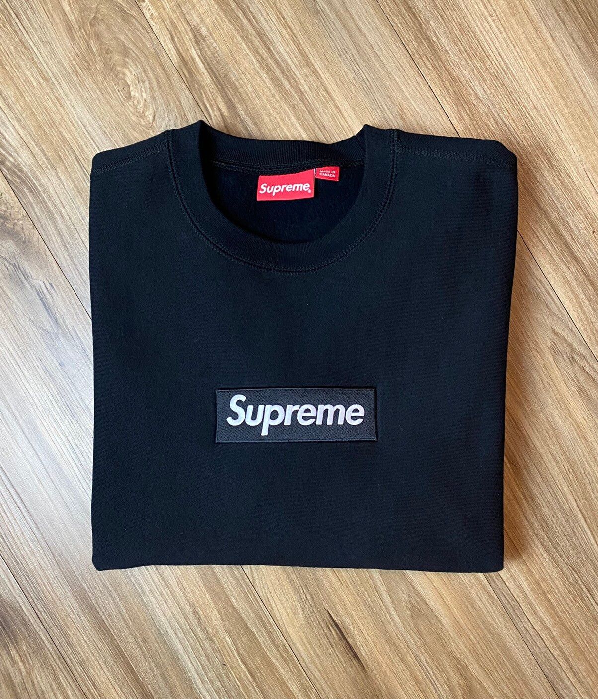 Supreme 2018 Box Logo Crewneck Black, Shirt Outfit, Gifts For Men, Gifts For Women