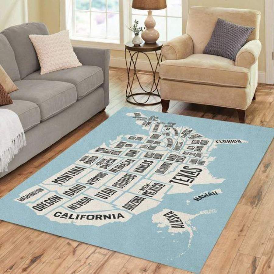 Us Map CLP0111181TM Rug