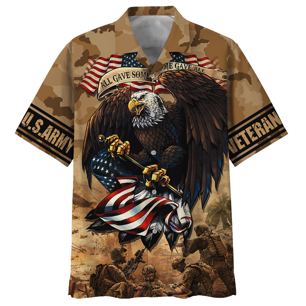 All Gave Some Some Gave All Eagle Hawaiian Shirt