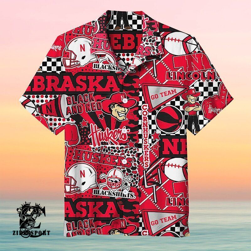 University Of Nebraska Huskers L Hawaiian Shirt