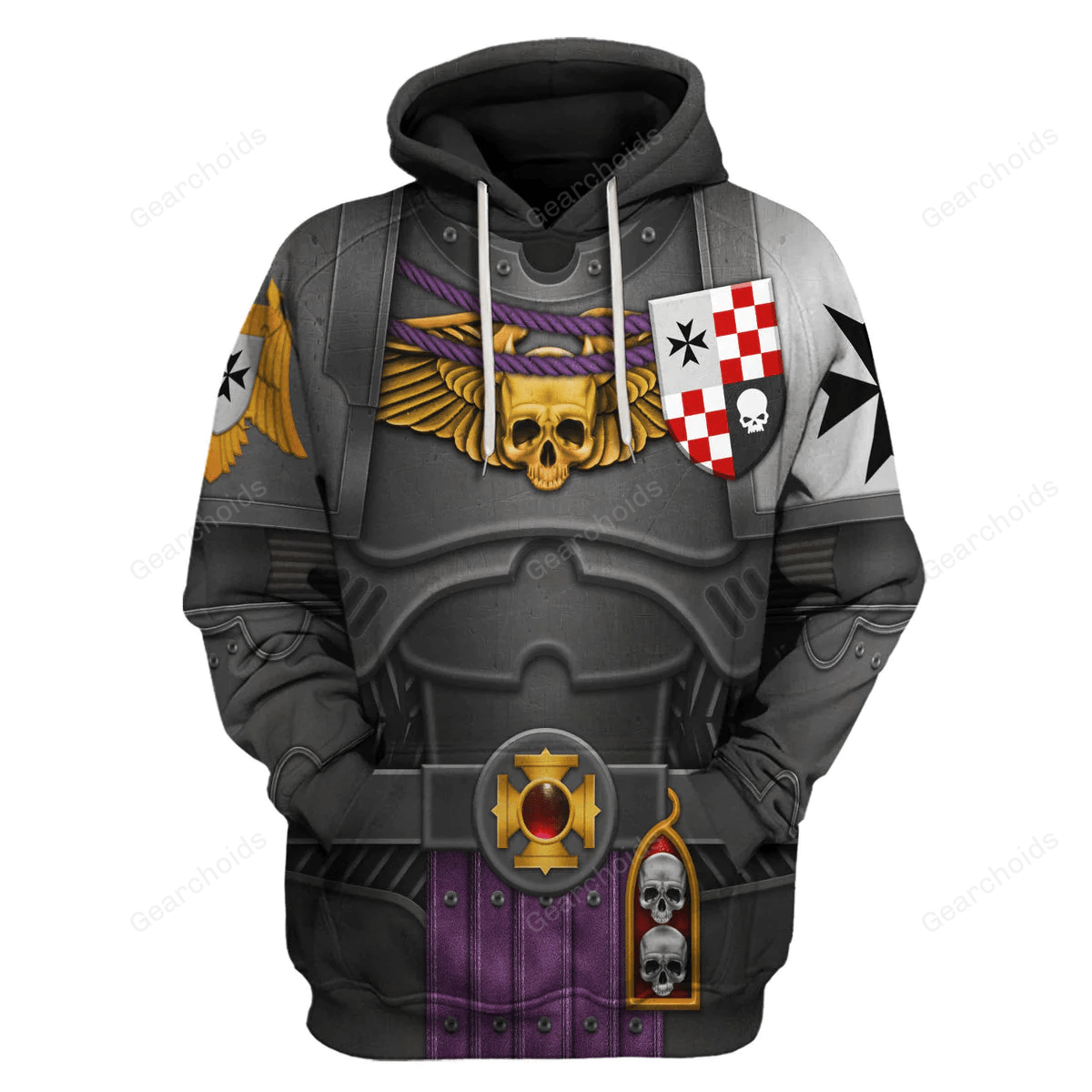 Warhammer Black Templars Captain – Costume Cosplay Hoodie Sweatshirt Sweatpants