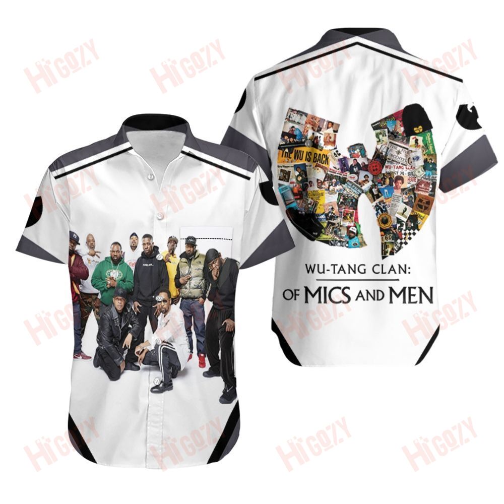 Wu Tang Clan Legends Hip Hop Pose For Fan Hawaiian Shirt