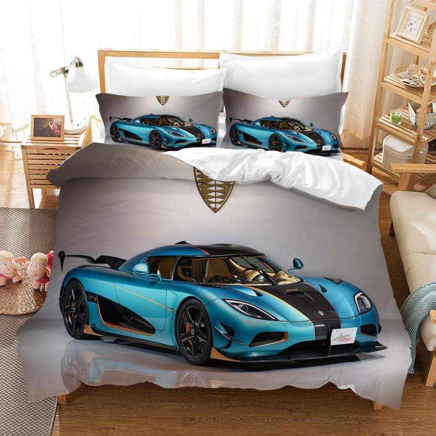 3D Super Car Quilt Cover Set Bedding Set Pillowcases 73