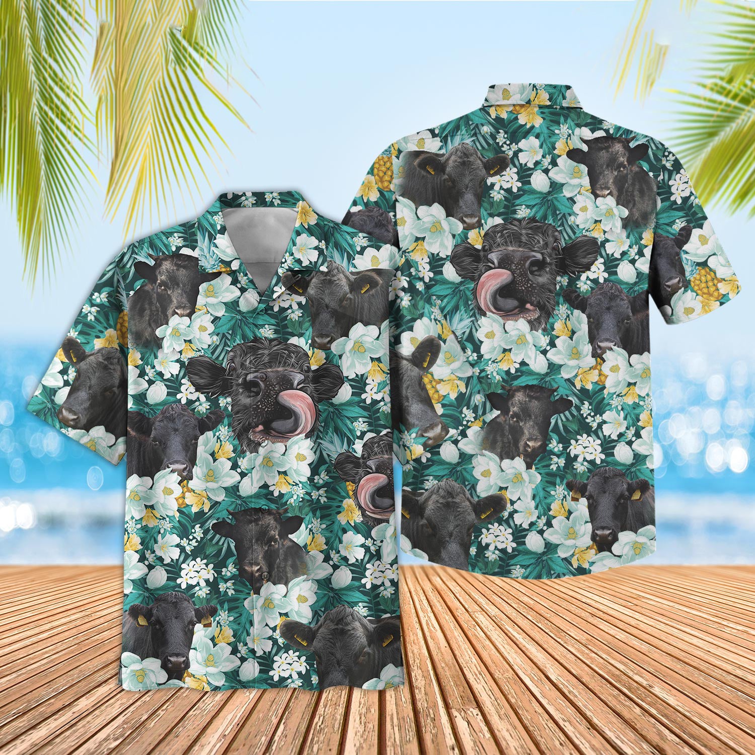 Unique Dexter Floral Blue Summer 3D Hawaiian Shirt