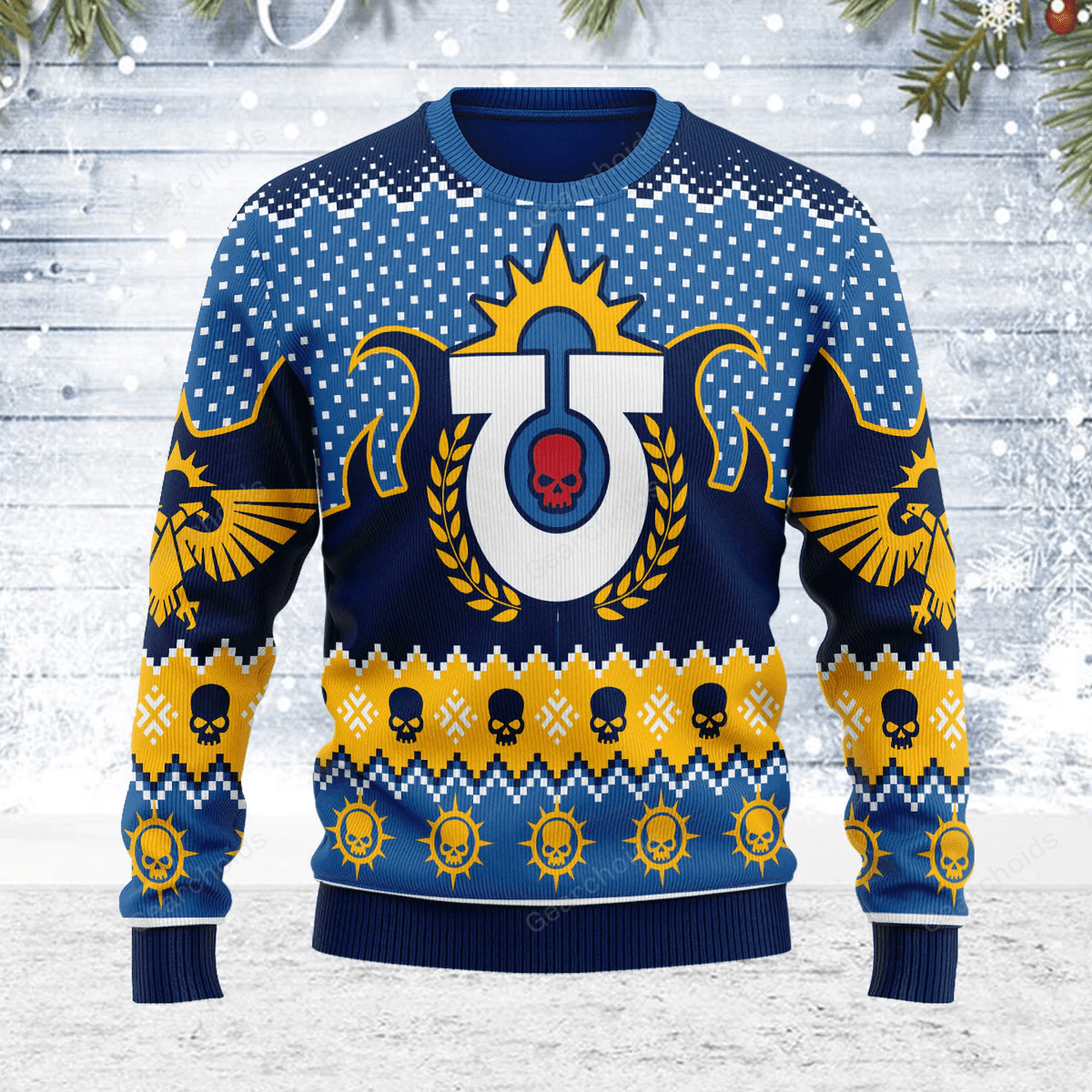 Warhammer Ultramarine Iconic – Ugly Christmas Sweater