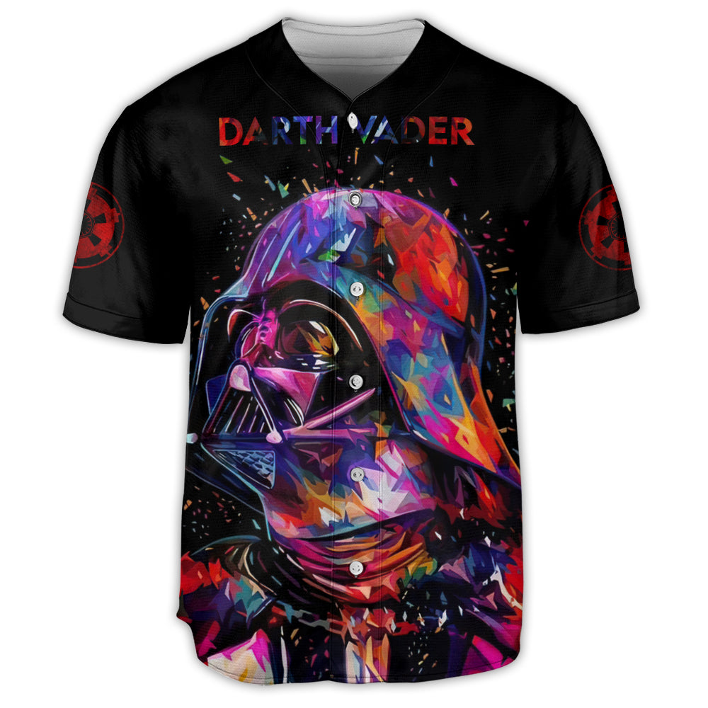 Sw Darth Vader Full Color – Baseball Jersey – Family Store