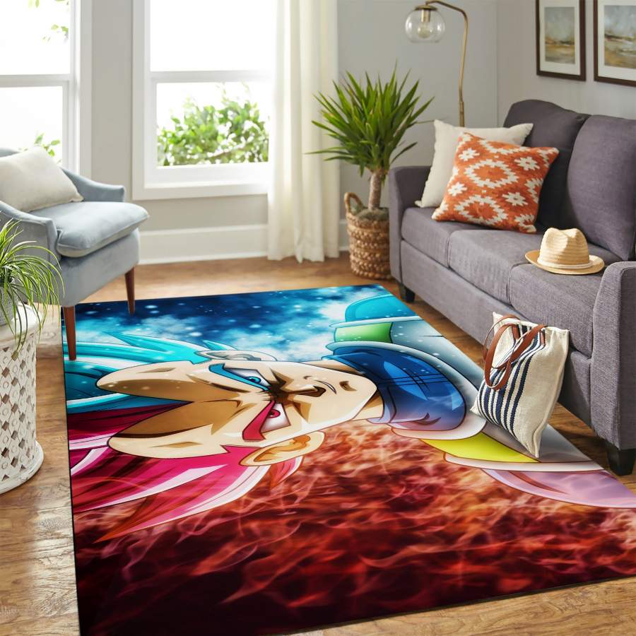 Vegeta Wallpaper 4K Goku Carpet rug floor area rug – home decor – Bedroom Living Room decor