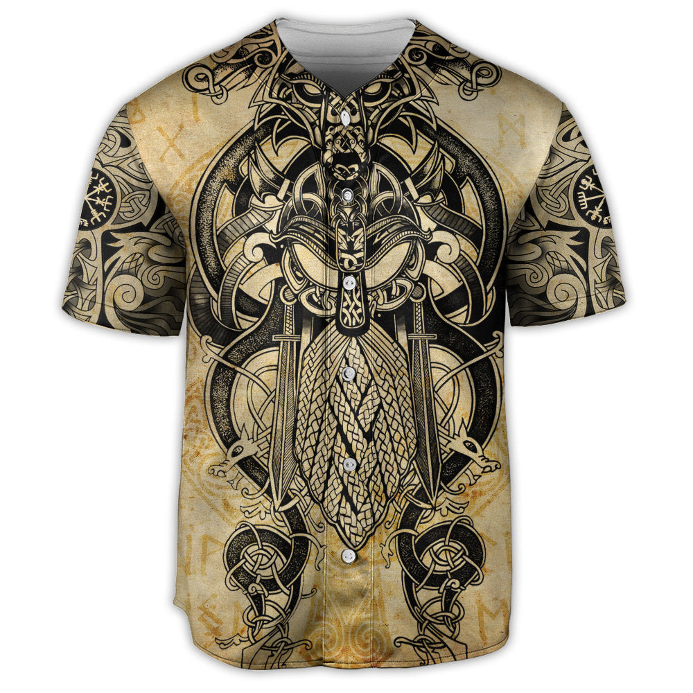 Viking Warrior Blood Pattern Cool Style – Baseball Jersey