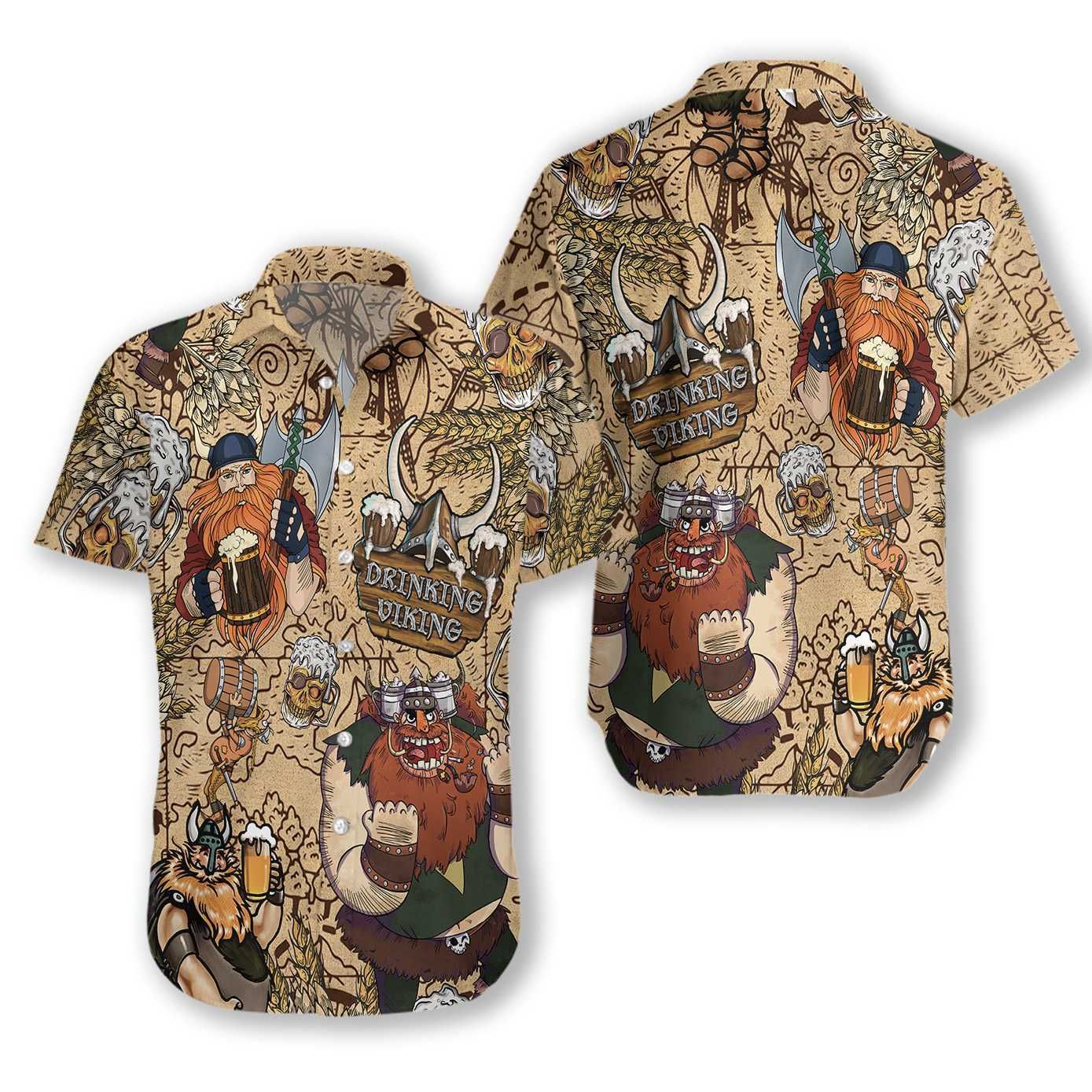 Viking Beer Ez22 1512 Hawaiian Shirt