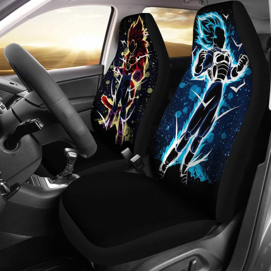 Vegeta SSJ 4 vs Blue Car Seat Covers