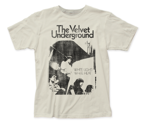 Velvet Underground – White Light/White Heat | Vintage White S/S Adult Jersey T-Shirt