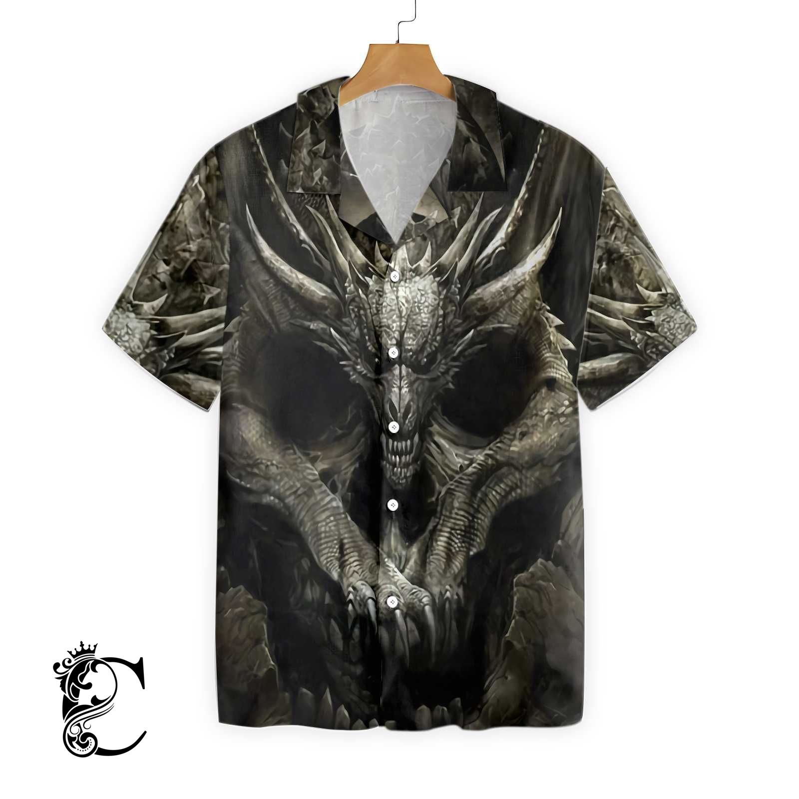 A Skull Or A Dragon Hawaiian Shirt