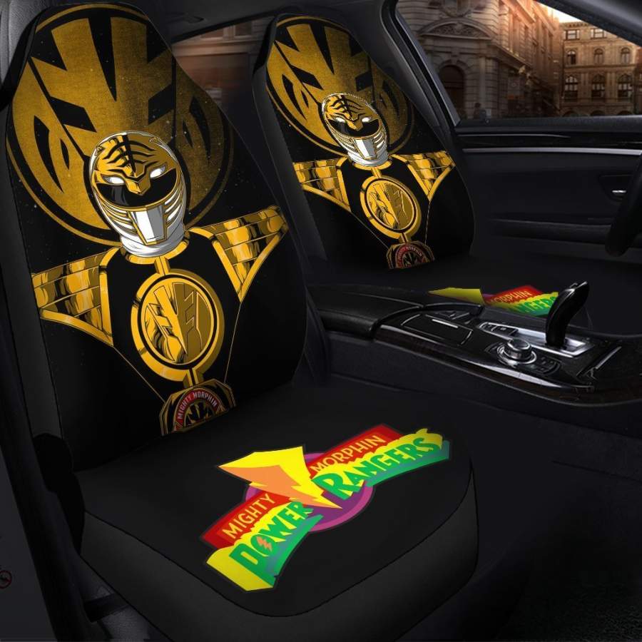 Yellow Ranger Power Car Seat Covers