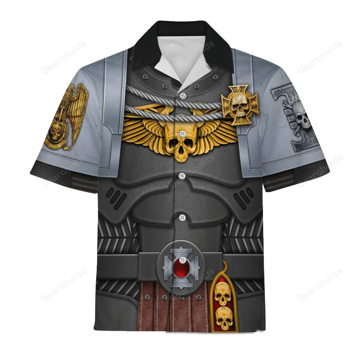 Warhammer Deathwatch Captain – Costume Cosplay Hawaiian Shirt