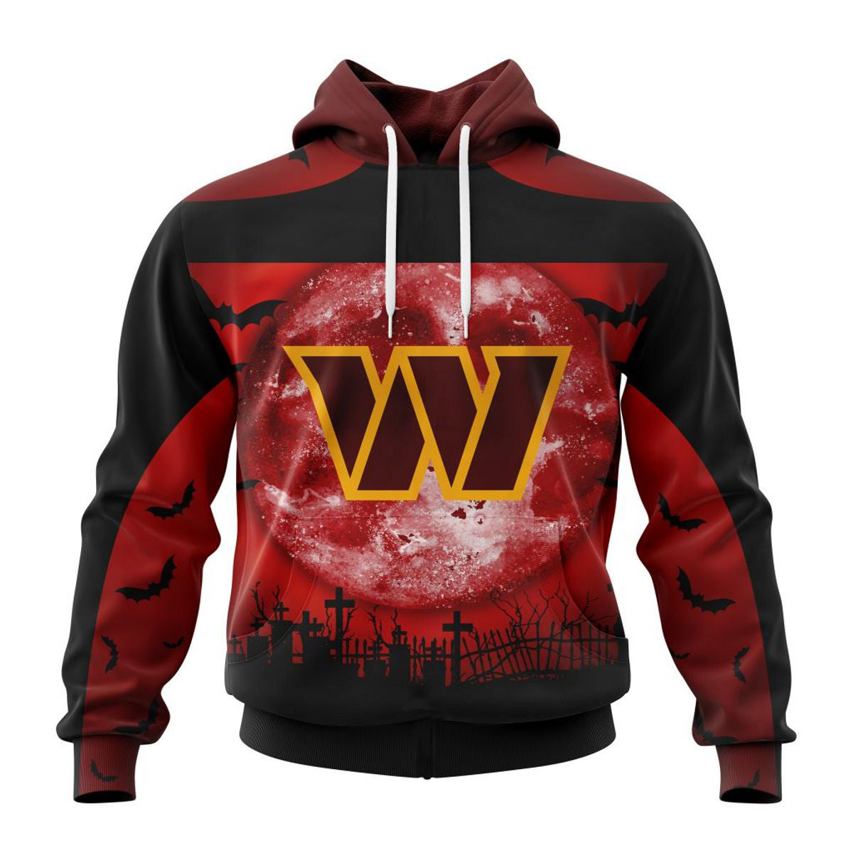 Washington Commanders Hoodies Halloween Custom Name & Number