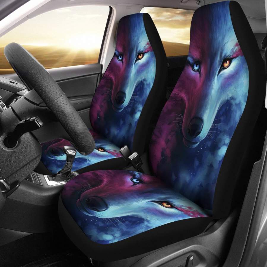 Wolf Of Galaxy Art Animals Fantasy Car Seat Covers