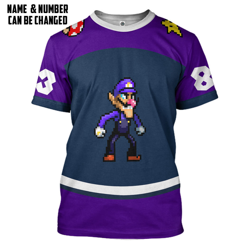 Waluigi Sports T-Shirt 3D For Men & Women