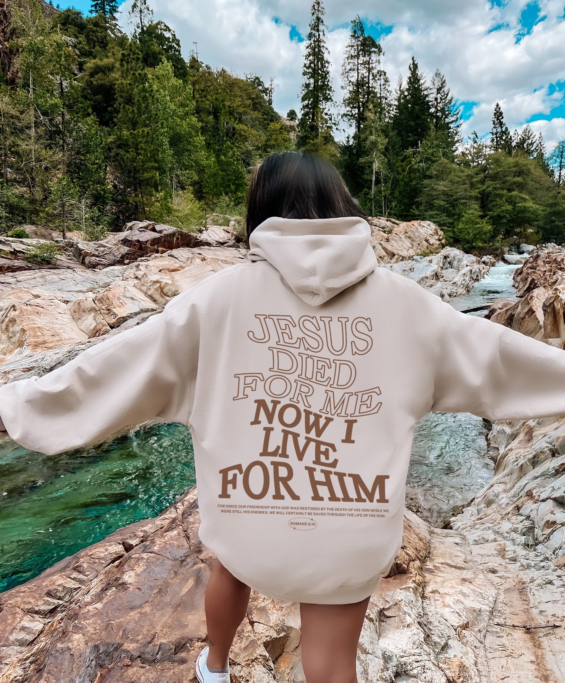 Aesthetic Christian Hoodie Jesus Bible Verse Sweatshirt Christian Streetwear Apparel For Men Christian Clothing Jesus Apparel Gift For Men