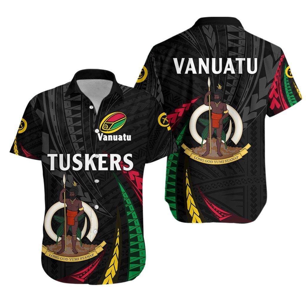 Vanuatu Rugby Hawaiian Shirt Tuskers Tornado Style Th5