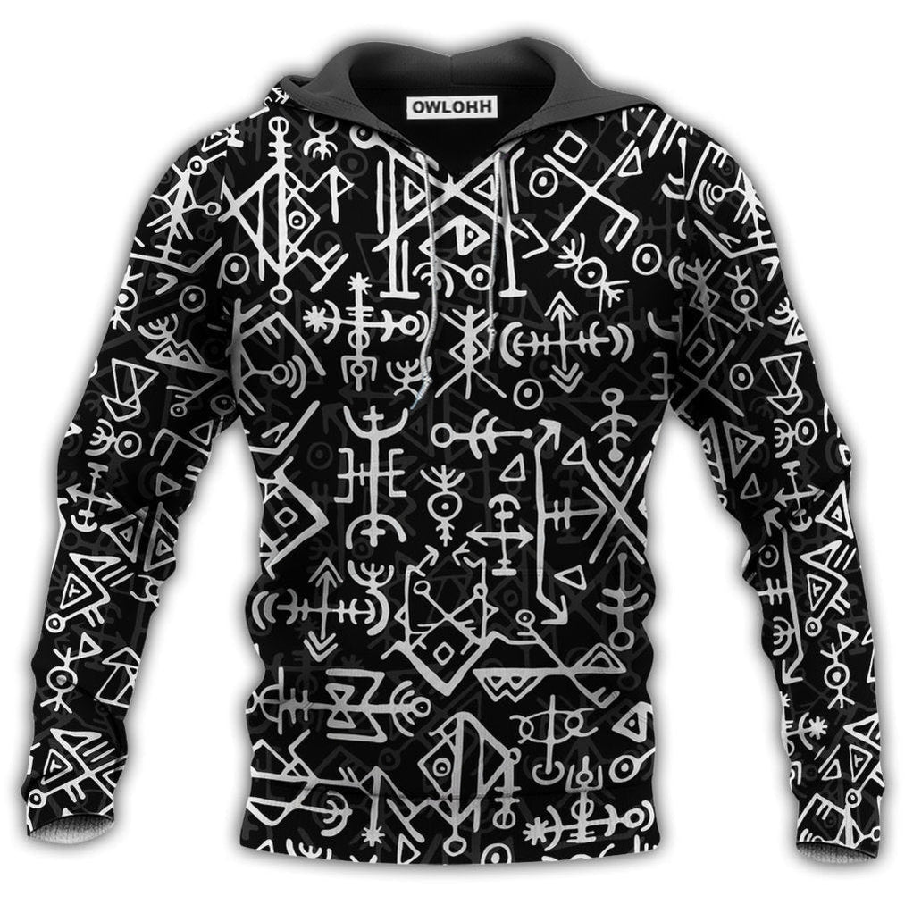 Viking Nordic Futhark Viking Classic Style – Hoodie