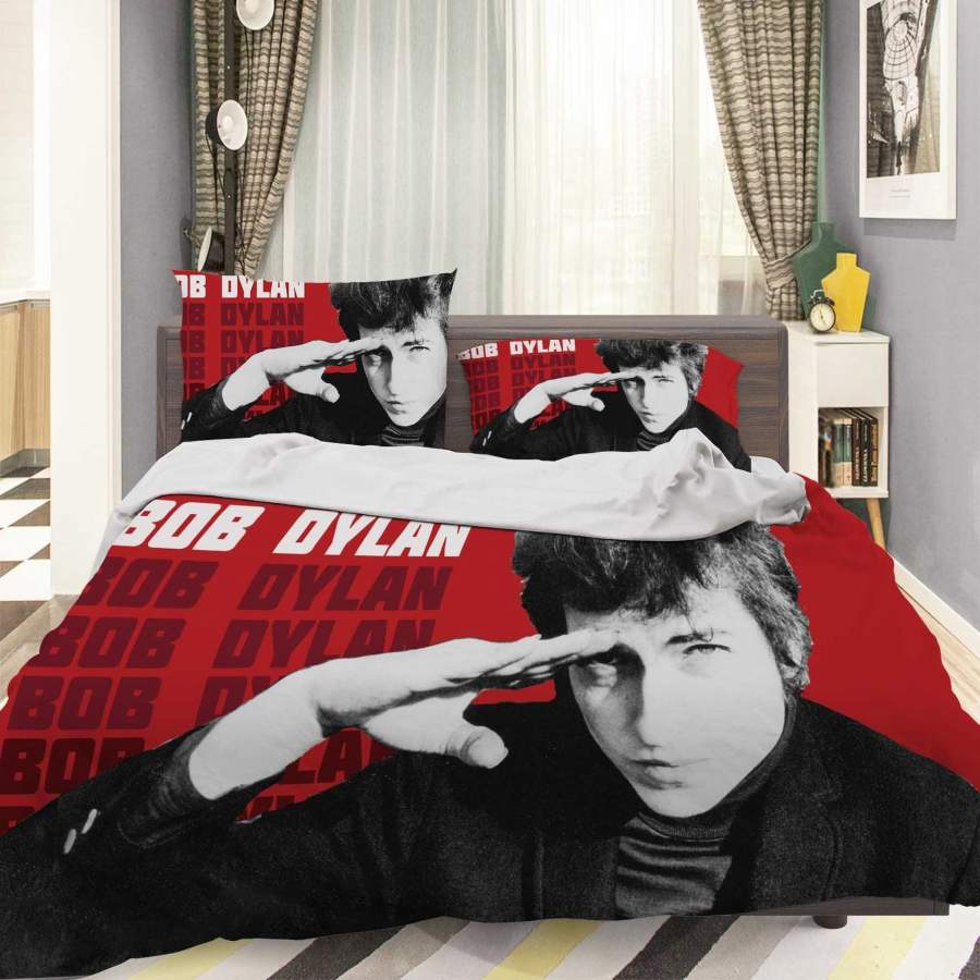 3D Bob Dylan Quilt Cover Set Bedding Set Pillowcases 11