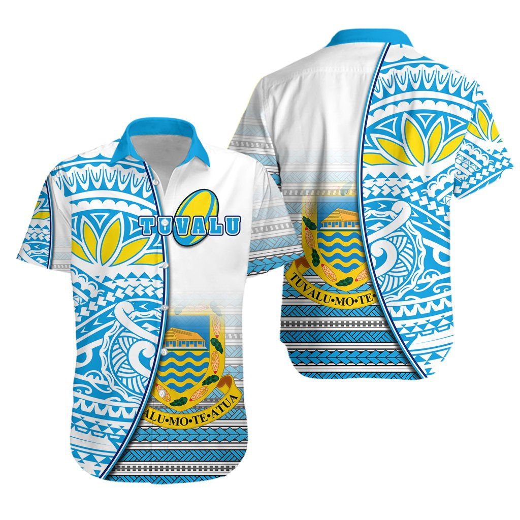 Tuvalu Rugby Hawaiian Shirt Special K13