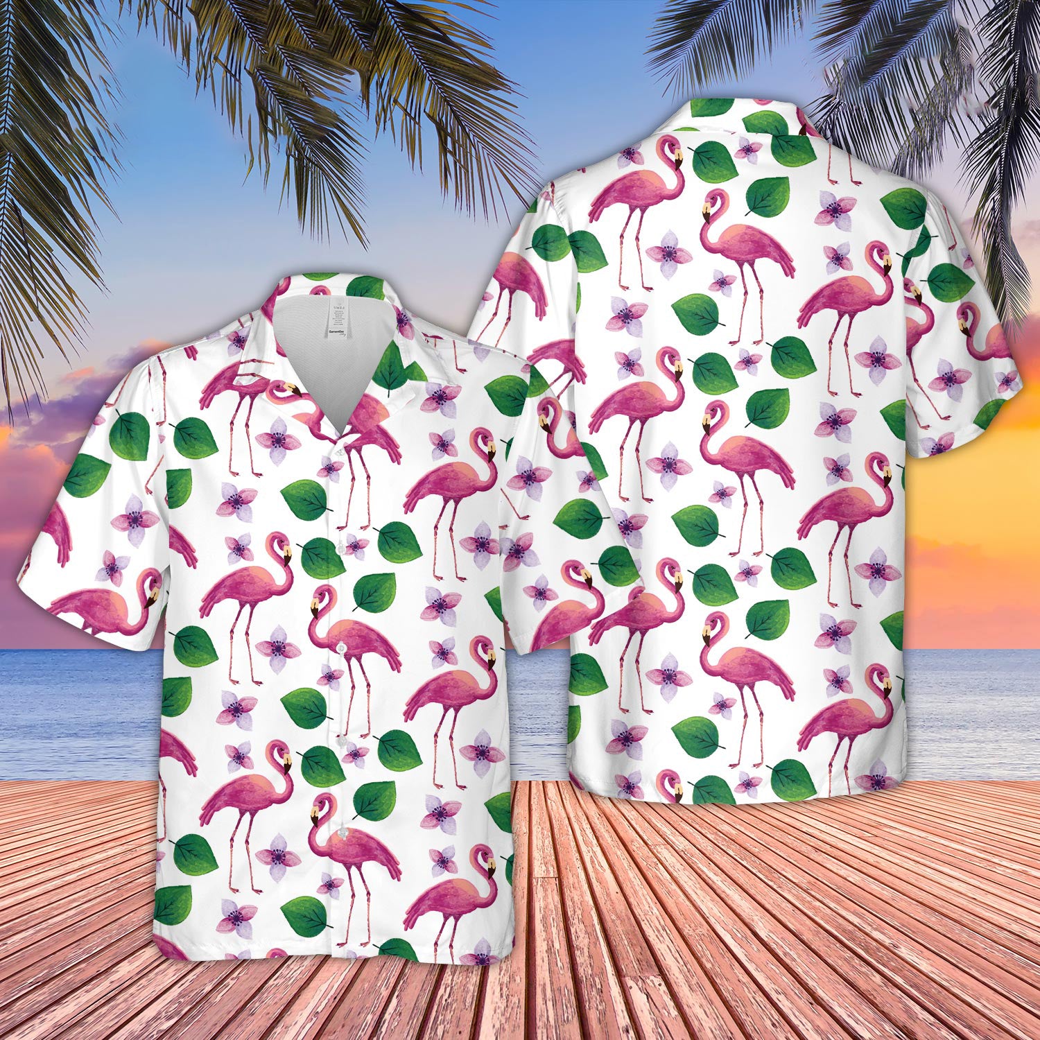 Unique Flamingo Pattern D11 Hawaiian Shirt